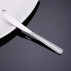 Wholesale of stainless steel tableware, spoons and forks for restaurants and hotels, coffee and dessert spoons, and small fruit forks for household use details Picture